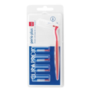 Curaprox Perio Plus 405 Μεσοδόντια Βουρτσάκια Κόκκινο, 5 τεμάχια με λαβή