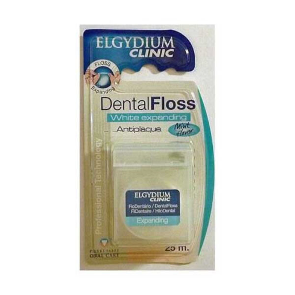 Elgydium Clinic, Dental Floss Antiplaque, 25m. Mint Flavor