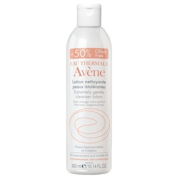 Avene Intolerant Skin Extremely Gentle Cleanser Lotion Λοσιόν Καθαρισμού Προσώπου για μη Ανεκτικό Δέρμα, 300ml
