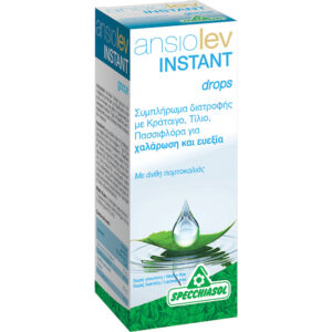 Specchiasol Ansiolev Instant Drops Συμπλήρωμα Διατροφής για Χαλάρωση & Ευεξία, 20ml