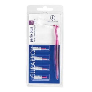 Curaprox Perio Plus 406 Μεσοδόντια Βουρτσάκια Φούξια, 5 τεμάχια με λαβή