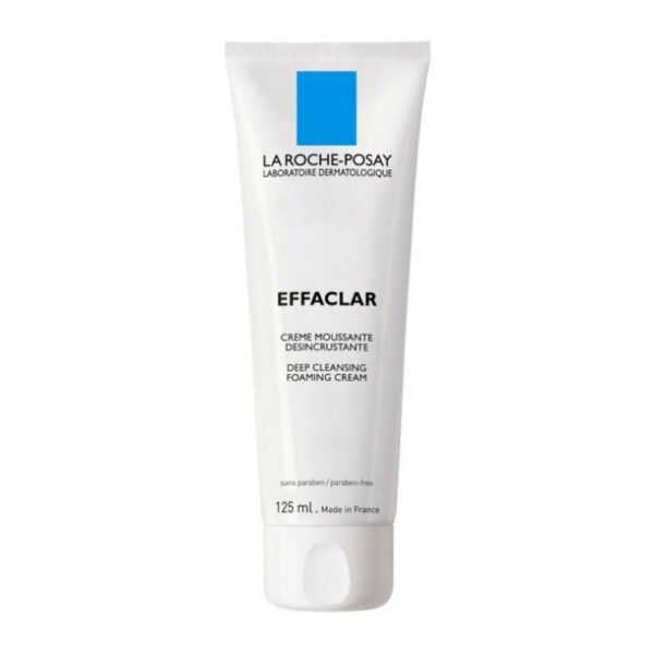 La Roche Posay Effaclar Creme Moussante Αφρώδης κρέμα για βαθύ καθαρισμό της λιπαρής επιδερμίδας, 125ml