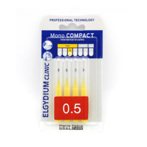 Elgydium Clinic Monocompact, Μεσοδόντια Βουρτσάκια 0.5mm 4τμχ