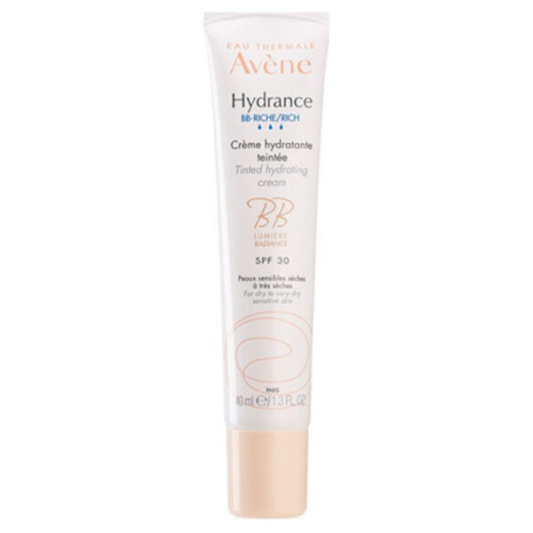Avene Hydrance BB Riche SPF30 Ενυδατική Κρέμα Προσώπου με Χρώμα για Κανονικό & Ξηρό Δέρμα, 40ml