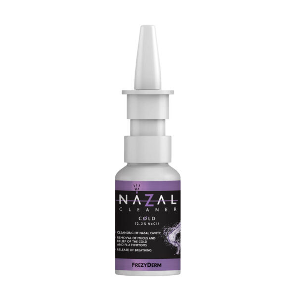 Frezyderm Nazal Cleaner Cold για Ανακούφιση από το Κρυολόγημα Yπέρτονο Αλατούχο Διάλυμα, 30ml