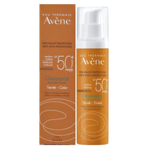 Avene Sunscreen Cleanance Unifying Tinted  SPF50+ Αντηλιακό Προσώπου με Χρώμα για Λιπαρό & με Τάση Ακμής Επιδερμίδα,  50ml