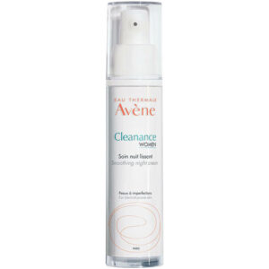 Avene Cleanance Women Smoothing Night Care Κρέμα Νύχτας για Λείανση της Υφής του Δέρματος, Μείωση των Ατελειών, Κηλίδων & Σημαδιών Ακμής, 30ml