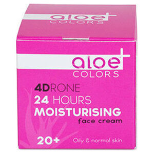 Aloe+ Colors 4DRONE 24H Moisturising Face Cream 20+ Αντιγηραντική Κρέμα Για Λιπαρές - Κανονικές Επιδερμίδες 50ml