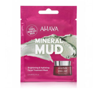 Ahava Mineral Mud Brightening & Hydrating Facial Treatment Mask, Μάσκα Προσώπου Για Ενυδάτωση & Λάμψη, 6ml