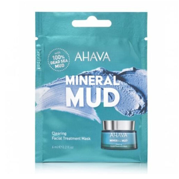 Ahava Mineral Mud Clearing Facial Treatment Mask, Μάσκα Προσώπου Απομάκρυνσης Των Ατελειών & Καθαρισμό, 6ml