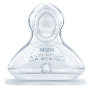 Nuk First Choice+ Θηλή  Σιλικόνης 0-6m Μέγεθος 1, με Βαλβίδα για Γάλα (Medium), 1 τεμάχιο