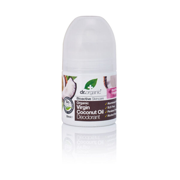 Dr. Organic Virgin Coconut Oil Deodorant, 50 ml