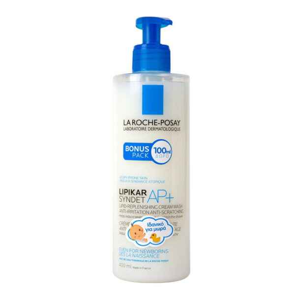 La Roche Posay Lipikar Syndet AP+ Κρέμα Καθαρισμού Σώματος για Πολύ Ξηρό Δέρμα με Τάση Ατοπίας, 400ml