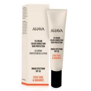 Ahava CC Cream Color Correction Skin Protection Broad Spectrum Κρέμα Διόρθωσης Χρώματος Ευρέως Φάσματος SPF30, 30ml