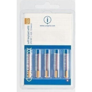 Curaprox CPS Soft Implant 508 Μεσοδόντια Βουρτσάκια Μαύρο, 5 τεμάχια