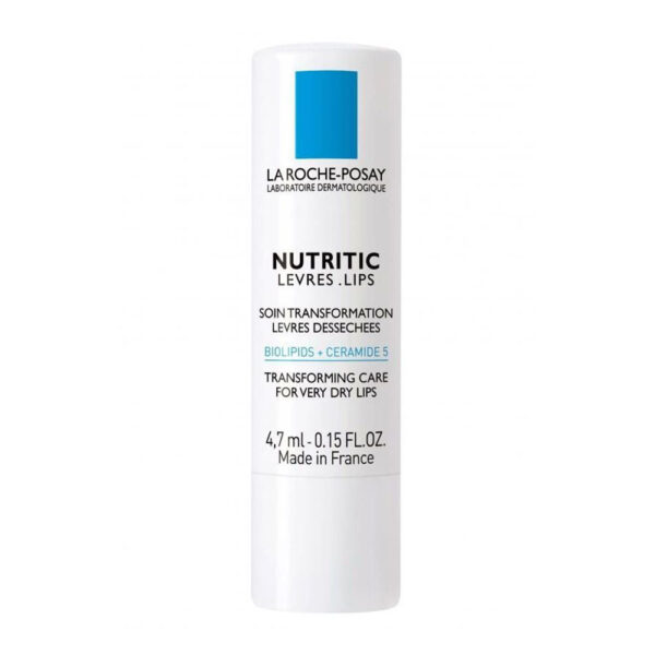 La Roche Posay Nutritic Lips Φροντίδα αποκατάστασης για πολύ ξηρά & ευαίσθητα χείλη, Στικ 4.7 ml