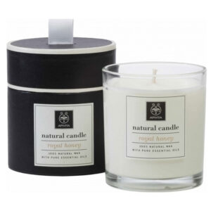 Apivita Natural Candle Royal Honey Φυσικό Κερί με αιθέρια έλαια & Μέλι, 235gr