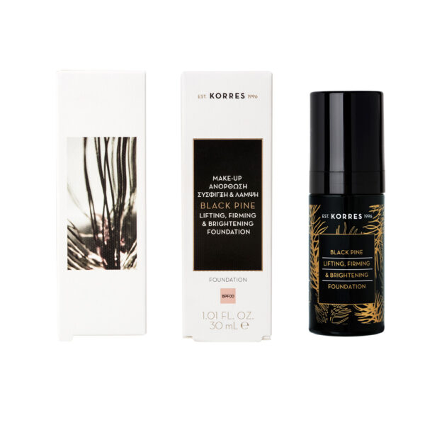 Korres Μαύρη Πεύκη Make Up Ανόρθωση, Σύσφιγξη & Λάμψη, Απόχρωση BPF00, 30ml