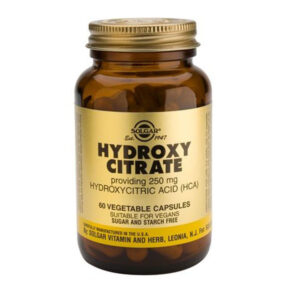 Solgar Hydroxy Citrate 250mg Υδροκιτρικού Οξέως για Έλεγχο του Σωματικού Βάρους - Συμβάλλει στη Μείωση Χοληστερίνης & Τριγλυκεριδίων, 60veg.caps