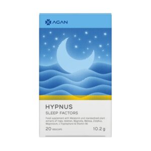 Agan Hypnus Sleep Factors Συμπλήρωμα Διατροφής με Μελατονίνη για την Βελτίωση της Ποιότητας Ύπνου, 20 vegi caps