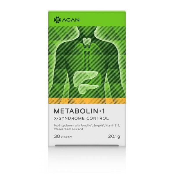 Agan Metabolin 1 30 vegi caps, για την Πρόληψη & Αντιμετώπιση Διαταραχών Μεταβολικού Συνδρόμου