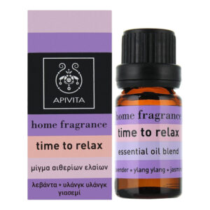 Apivita Essential Oil Time Τo Relax Μίγμα Αιθερίων Ελαίων με Λεβάντα, Γιασεμί & Υλανγκ Υλανγκ, 10ml