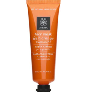 Apivita Face Mask Orange Μάσκα Λάμψης Προσώπου με Πορτοκάλι για Όλους τους Τύπους Επιδερμίδας, 50ml