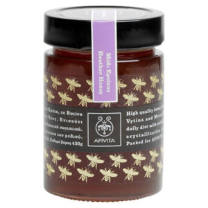 Apivita Heather Honey Μέλι Ερείκης Πλούσιο σε  Βιταμίνες, Ιχνοστοιχεία & Αμινοξέα για Τόνωση του Οργανισμού, 430gr