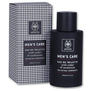 APIVITA MEN'S CARE Eau de Toilette με Κέδρο & Κάρδαμο,100ml