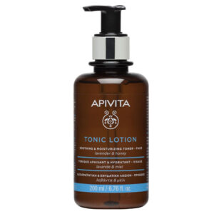 Apivita Tonic Lotion Καταπραϋντική & Ενυδατική Λοσιόν Για Το Πρόσωπο Με Λεβάντα & Μέλι, 200ml