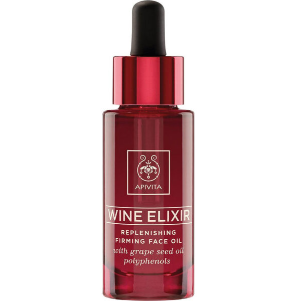 Apivita Wine Elixir Λάδι Προσώπου για Αναδόμηση & Σύσφιξη, 30ml