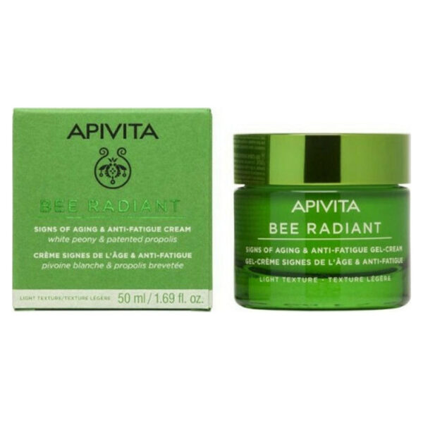 Apivita Bee Radiant, Αντιγηραντική Κρέμα Προσώπου Ελαφριάς Υφής, 50ml