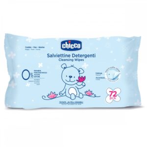 Chicco Cleansing Wipes Μωρομάντηλα Ελεγμένα για Ευαίσθητο Δέρμα, 72τμχ