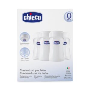 Chicco Natural Feeling, Μπουκάλια Διατήρησης Μητρικού Γάλακτος, 150m