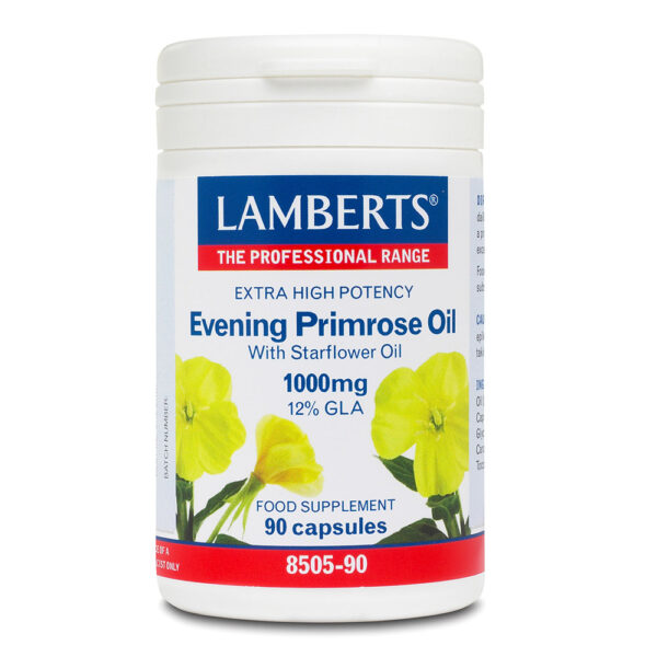 Lamberts EVENING PRIMROSE OIL 1000 mg, 90 κάψουλες (Ω6)           