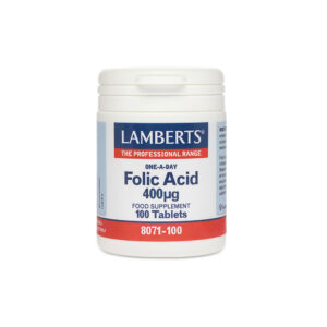 Lamberts Folic Acid 400 μg, 100 ταμπλέτες