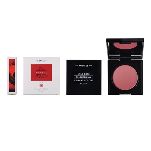 Korres Wild Rose Brightening Blush No.24  Ρουζ Άγριο Τριαντάφυλλο για Λάμψη & Ζωηρό Χρώμα, 5.5g
