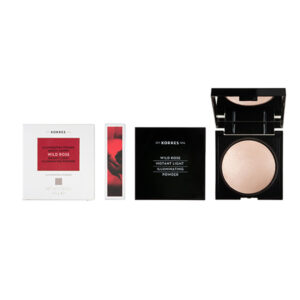 Korres Wild Rose Illuminating Powder για Άμεση Λάμψη σε Όλο το Πρόσωπο, 4.5g