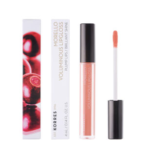 Korres Morello Voluminous Lipgloss 12 Candy Pink με εξαιρετική λάμψη & γεμάτο  χρώμα που διαρκεί, 4ml