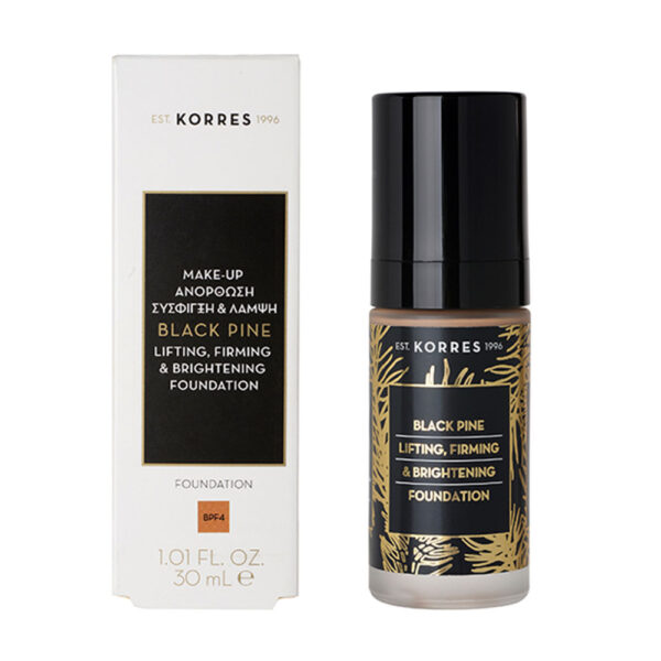 Korres Μαύρη Πεύκη Make Up Ανόρθωση, Σύσφιγξη & Λάμψη, απόχρωση BPF4, 30ml