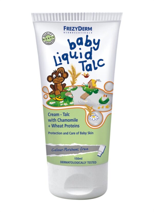 Frezyderm Baby Liquid Talc Κρέμα Talc για Χρήση κατά την Αλλαγή Πάνας, 150ml