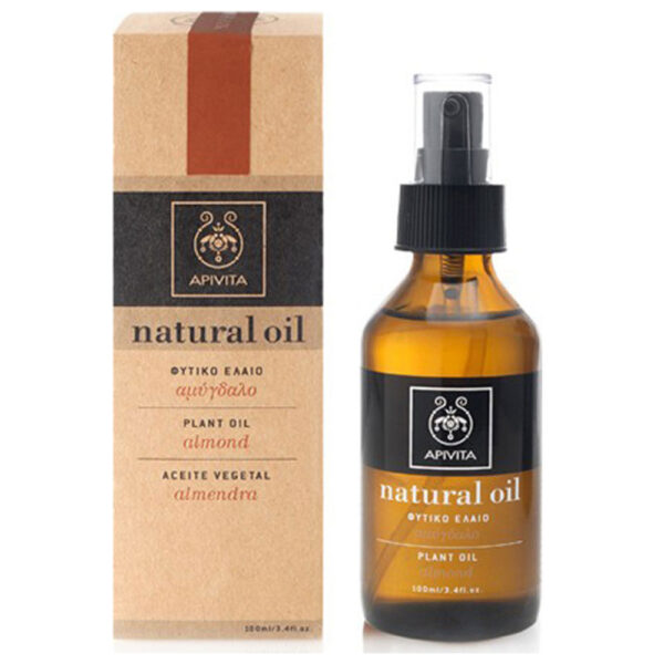 APIVITA Natural Oil Almond Φυτικό Έλαιο Αμύγδαλο, 100ml