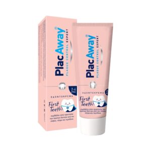 Plac Away First Teeth Toothpaste 50ml, Οδοντόπαστα Για Παιδιά 2-6 Ετών