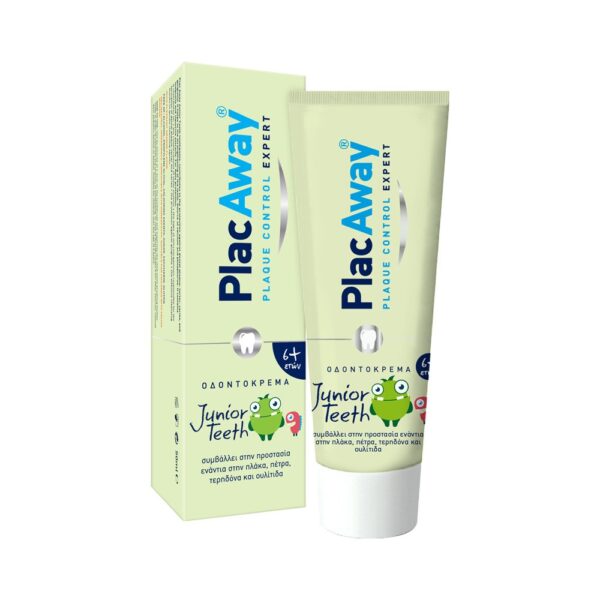 Plac Away Junior Teeth Toothpaste 50ml, Οδοντόπαστα για Παιδιά άνω των 6 Ετών