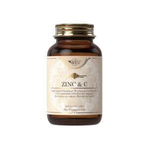 Sky Premium Life Zinc & Vitamin C, για Τόνωση Ανοσοποιητικού Συστήματος, Μείωση της Κούρασης, Υγεία Οστών, Μυών & Δοντιών, 60tabs