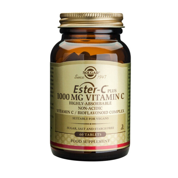 Solgar Ester C 1000mg, για Ενίσχυση του Ανοσοποιητικού, 60 tabs