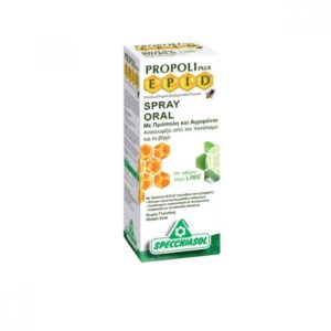 Specchiasol Epid Oral Spray Lime 15ml, Σπρέι Πρόπολης για Ερεθισμένο Λαιμό με Αιθέριο Έλαιο Lime