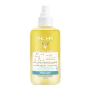 Vichy Ideal Soleil Solar Protective Water Hydrating SPF50 Ενυδατικό Νερό Προστασίας Από Τον Ήλιο με Υαλουρονικό Οξύ, 200ml