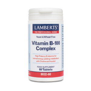 Lamberts Vitamin B-100 Complex, 60 ταμπλέτες