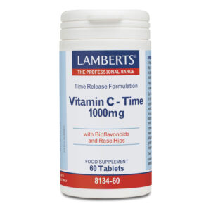 Lamberts Vitamin C Time Release 1000 mg με Bioflavonoids, 60 ταμπλέτες